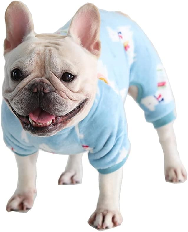 Detalle de BT Bear Dog Pajamas Soft Warm Fleece Jumpsuit (Grey, XL) for small to medium dogs