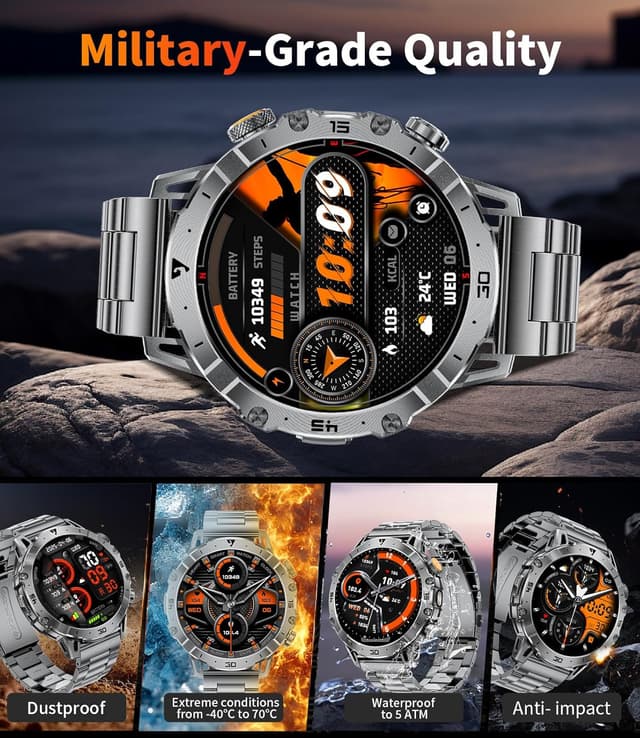 Detalle de SUNKTA 1.7-inch Bluetooth smart watch