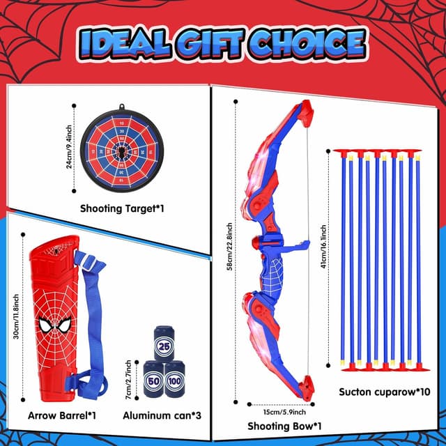 Thumbnail 2 de Joozmui Bow and Arrow Set with LED 10 Arrows