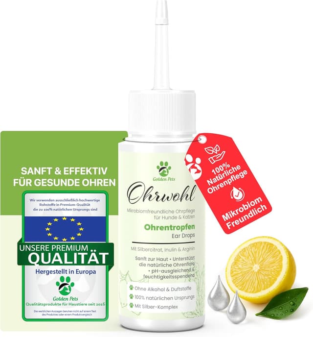 Imagen de Golden Pets Ohrentropfen 50 ml für Hunde & Katzen en OfertitasTOP