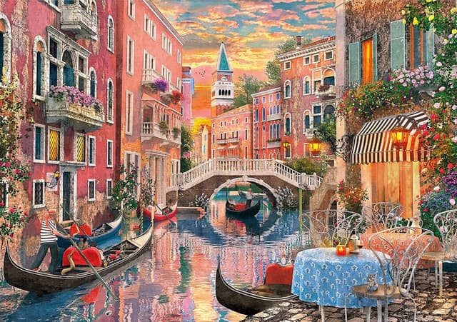 Detalle 2 de Clementoni 36524 „Venedig bei Sonnenuntergang“ Puzzle mit 6000 Teilen (ab 14 Jahren)