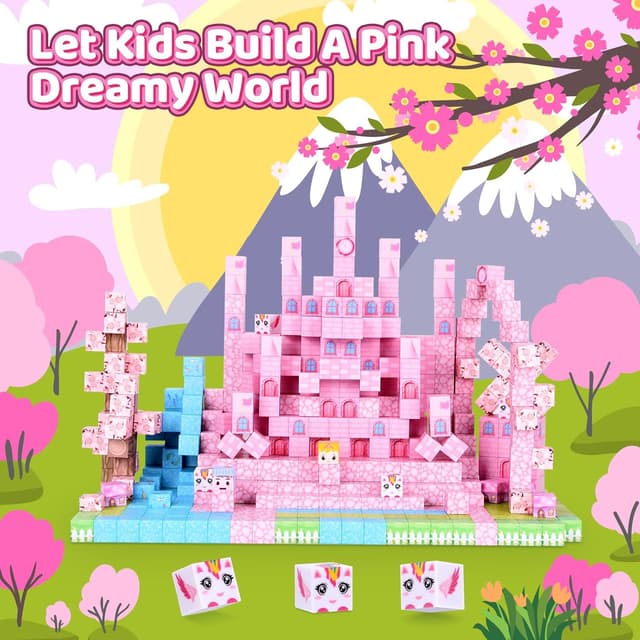 Thumbnail 5 de YIHANG 100PCS Magnetic Blocks for Kids