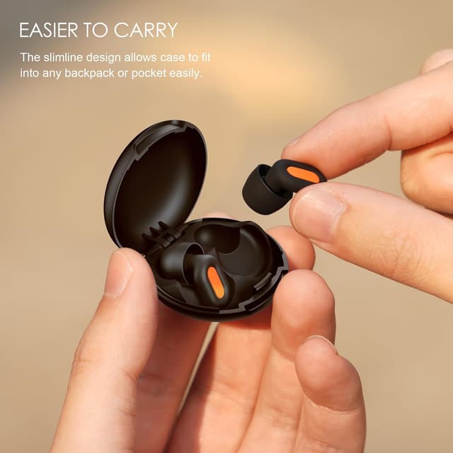 Detalle de #1 Ohrstöpsel zum Schlafen (SNR 35 dB, Flüssigsilikon, 4 Paar XS–L) gegen Schnarchen & Geräusche