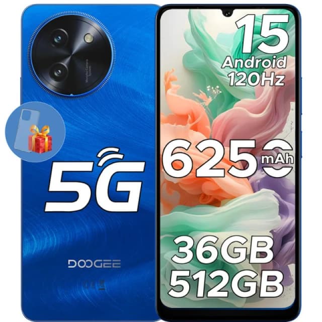 Detalle de Doogee Note59 Pro+ 36GB 6250mAh 5G rendimiento