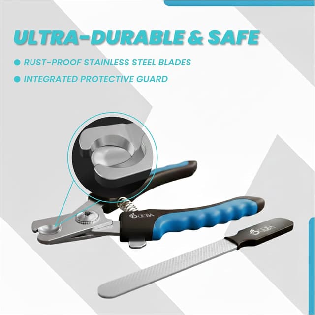 Detalle 2 de OCBA dog nail clippers with safety lock
