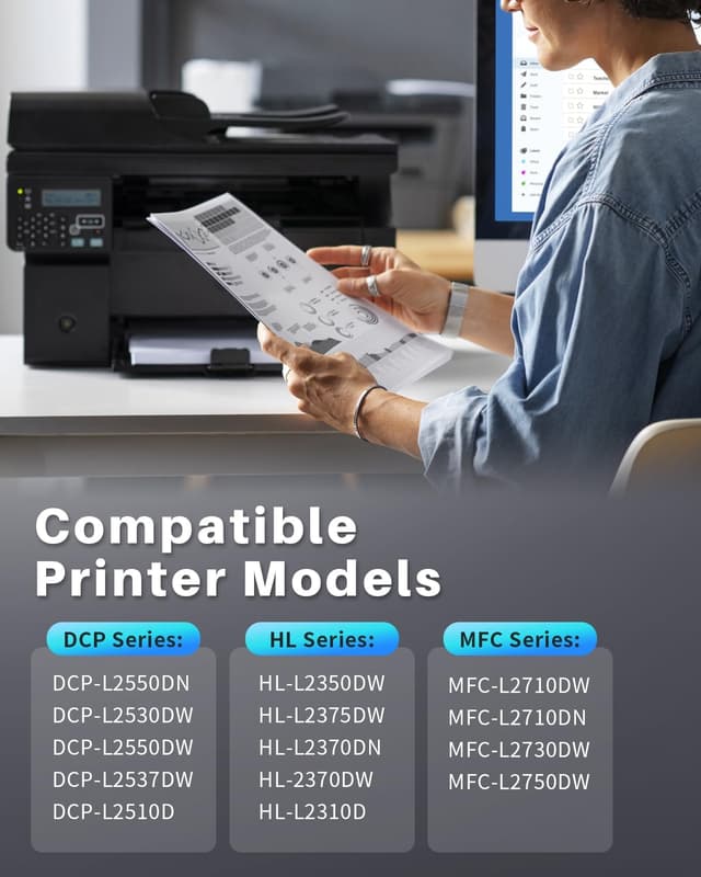 Detalle de INK4U DR2400 tamburo compatibile per Brother (DR-2400) per MFC-L e HL-L