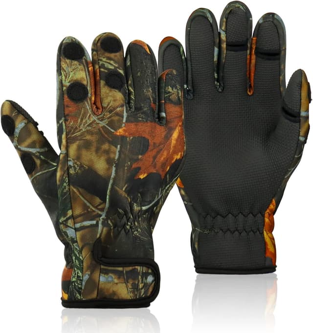 Detalle 2 de BB Hapeayou fishing gloves with 3 fingerless design (1 pair)