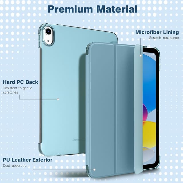 Detalle de TiMOVO iPad A16 case with Auto Wake 11 inch