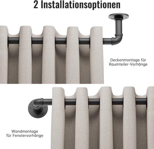 Detalle 2 de DEFYNEE Tringle à rideaux 25 mm