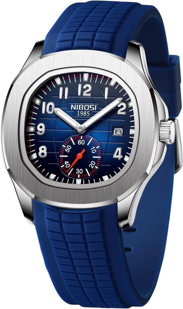Detalle de NIBOSI Orologi da uomo analogici al quarzo impermeabili con datario