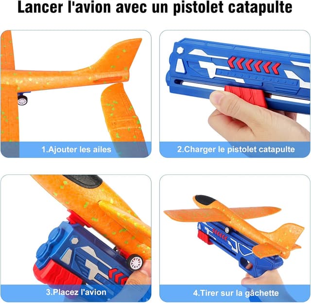 Thumbnail 4 de Flugzeug Spielzeug 2-in-1 Wurfgleiter