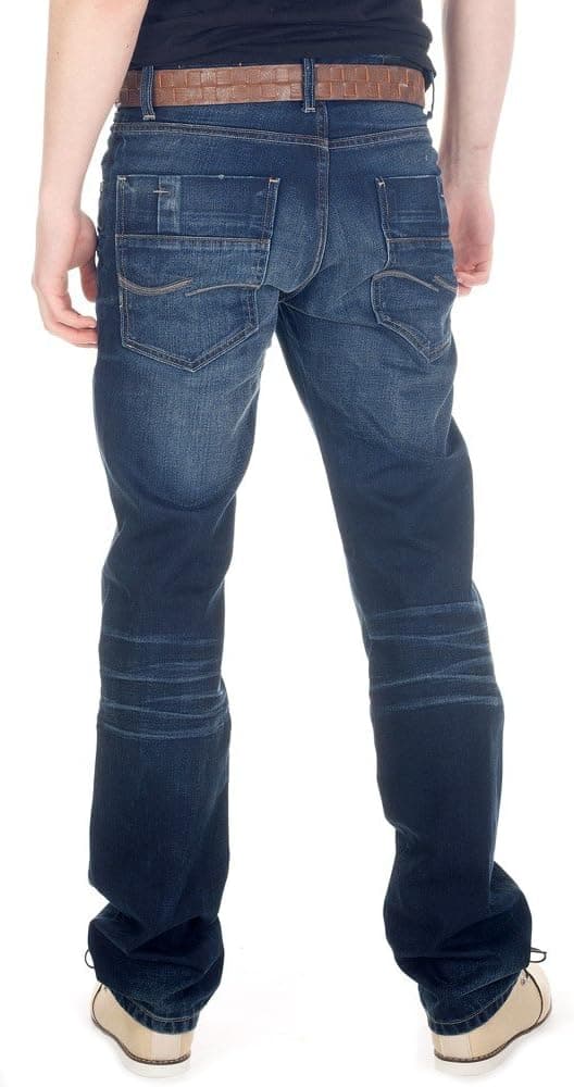Detalle 2 de Jack & Jones Clark Four: jeans da uomo in cotone con chiusura a bottoni