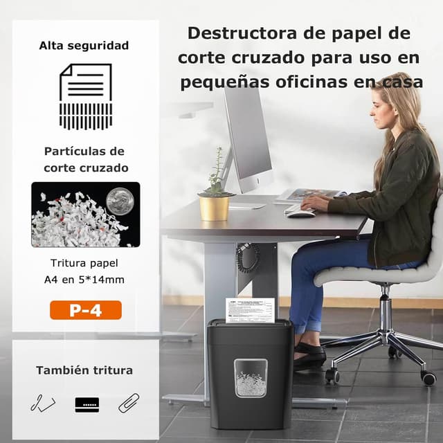 Thumbnail 1 de C261-C Trituradora de Papel 8 Hojas