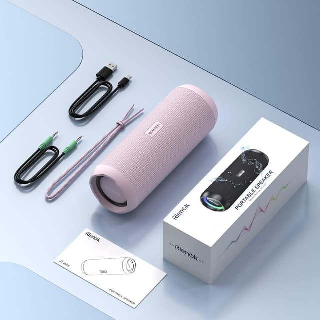 Thumbnail 6 de RIENOK Bluetooth Speaker 30W (IP67) Dual Pairing Wireless Speaker with Bass Boost, TF/AUX & RGB