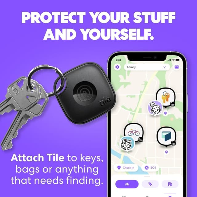 Detalle 2 de Tile by Life360 Starter Pack 2 Bluetooth trackers