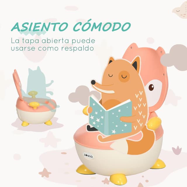 Thumbnail 5 de ZONEKIZ Orinal Zorro Rosa 34,5x35x23 cm