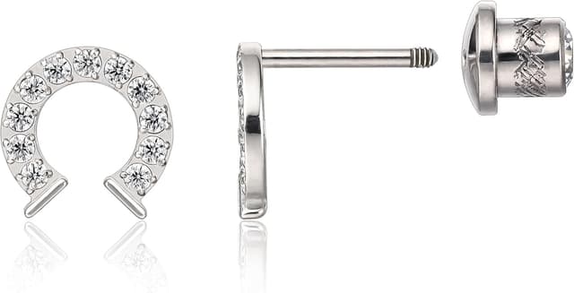 Detalle de Limerencia Boucles d'oreilles en titane médical hypoallergéniques