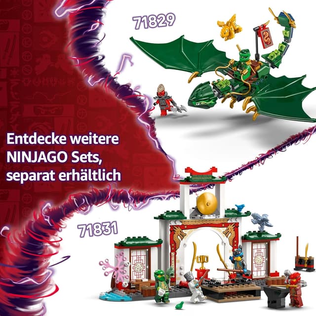 Thumbnail 6 de LEGO NINJAGO 71829 Lloyds grüner Walddrache – baubarer Spielzeugdrache mit 2 Minifiguren