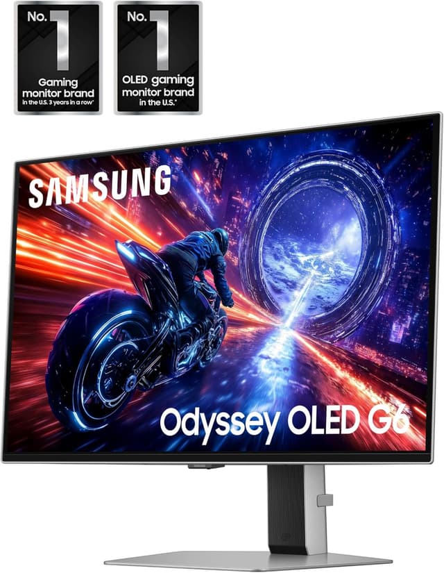Detalle de SAMSUNG Odyssey OLED G6 27" QHD Gaming Monitor