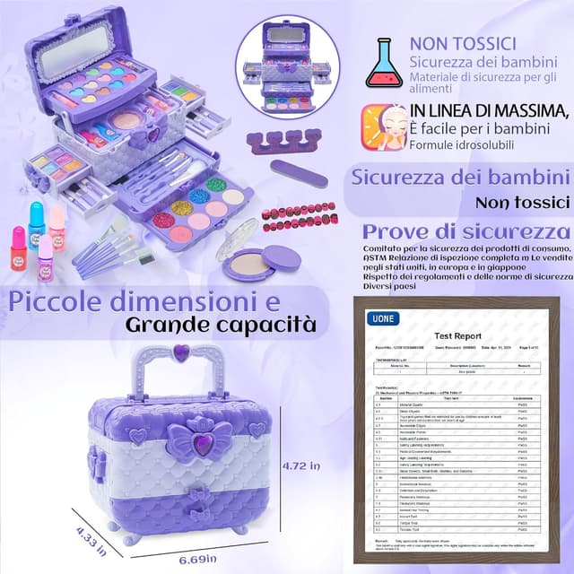 Thumbnail 5 de Mrabbitoo Maquillage Enfant 57 pièces