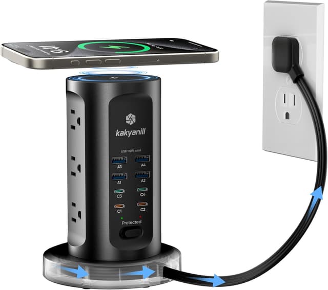 Detalle de Kakyanill 115W USB Charging Station