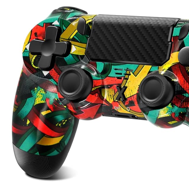 Thumbnail 6 de Glitfix Wireless Controller für P4 / P4 Slim / P4 Pro & PC – Gamepad mit 1.000-mAh-Akku, 3,5-mm-Audiobuchse und Turbo-Funktion