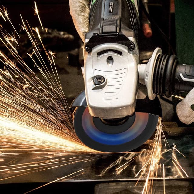 Detalle de WORKPRO Dischi abrasivi da 115 mm grana 80 (10 pezzi) per smerigliatrici angolari