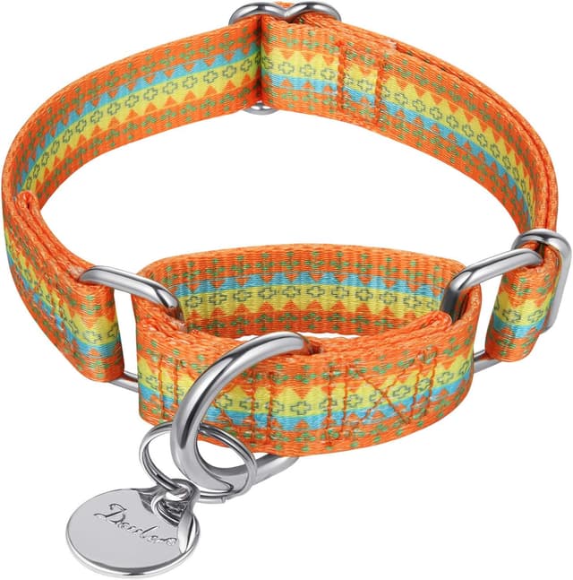 Detalle de Martingal Halsband 25 mm M, Orange/Gelb