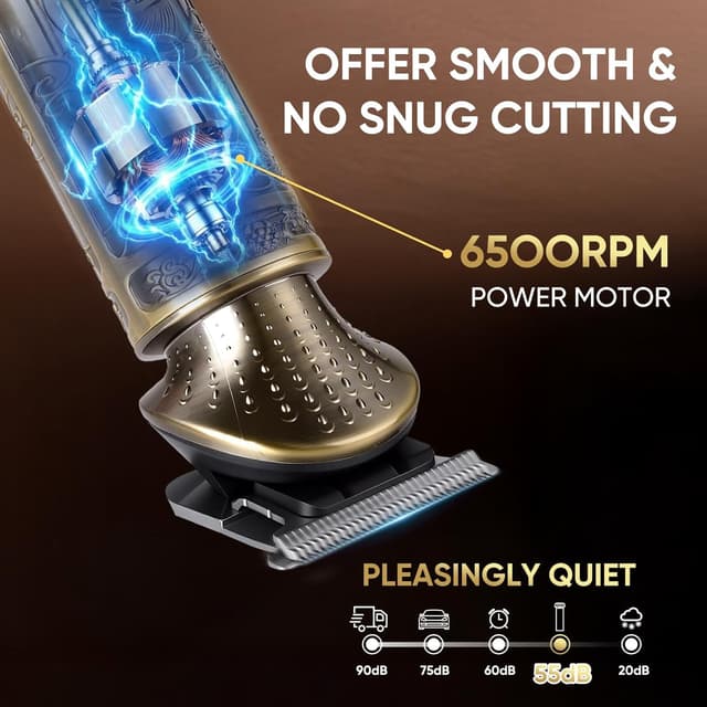 Detalle de Cordless 6-in-1 beard trimmer, 2500mAh