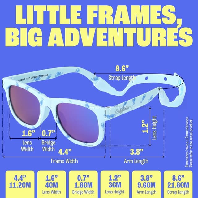 Detalle 2 de BABY SUNNIES Polarized Baby Sunglasses 0-24