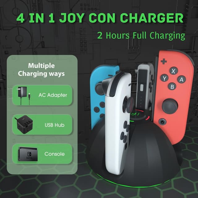 Thumbnail 4 de Nintendo Switch Charging Dock 4-in-1 Joy-Con Charger