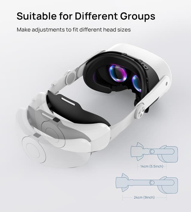 Thumbnail 5 de TRANSNOVO 10000mAh Battery Head Strap for Quest 3