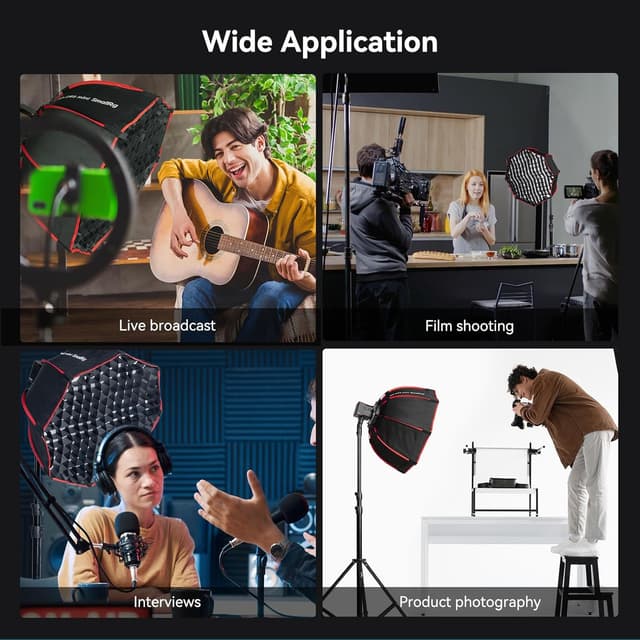 Thumbnail 2 de SMALLRIG RA-D60 Softbox 60cm para foto