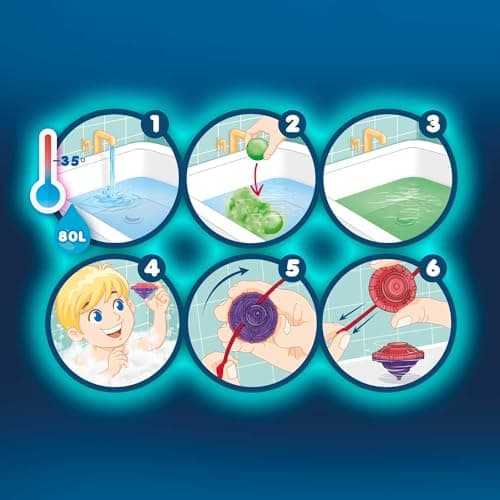 Thumbnail 5 de INKEE Surprise Blade peonza 5x100 g bombas de baño 🍬