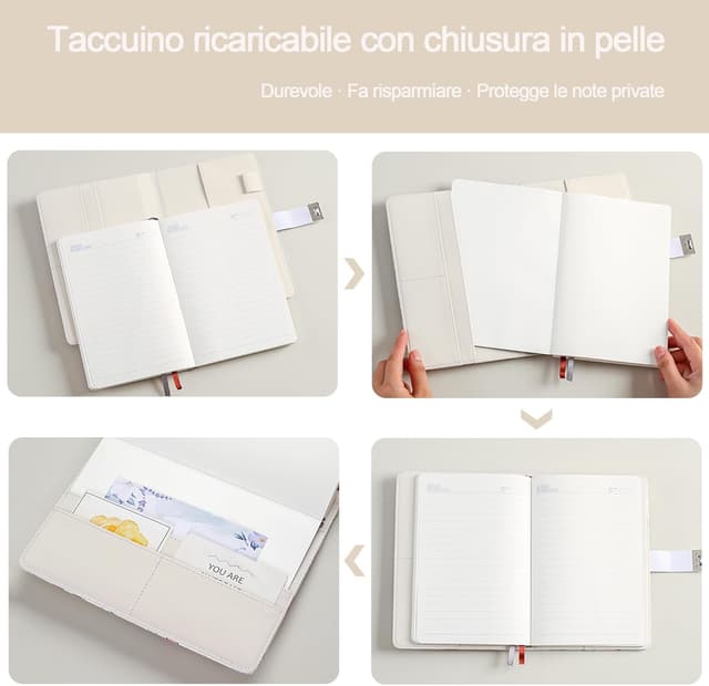 Thumbnail 2 de Diario A5 con lucchetto 14,8×21,3 cm