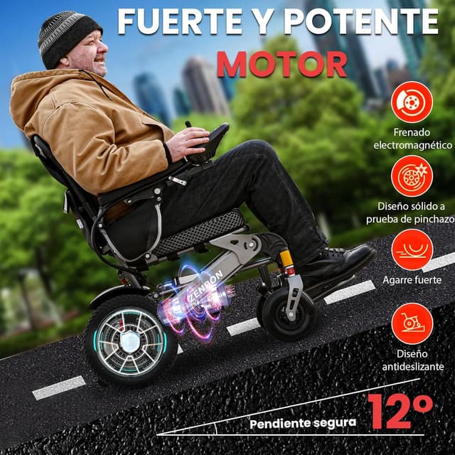 Thumbnail 1 de Silla de Ruedas Eléctrica Plegable 700W