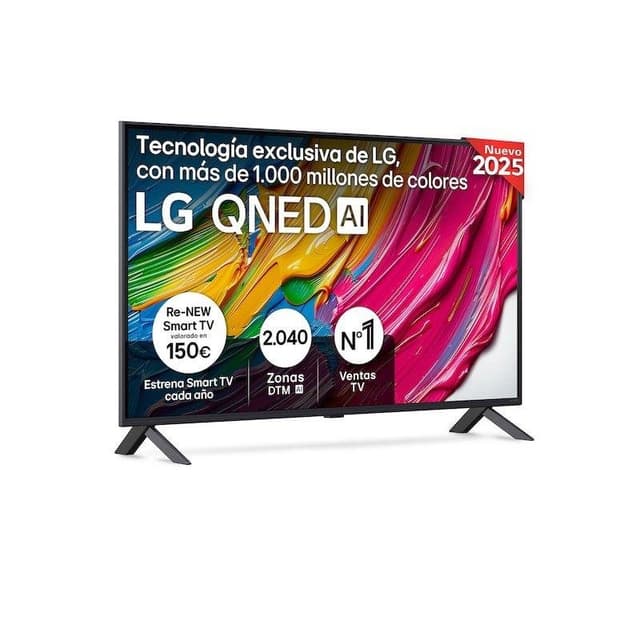 Detalle de LG QNED QNED8E 43" 4K Smart TV HDR10 Pro IA