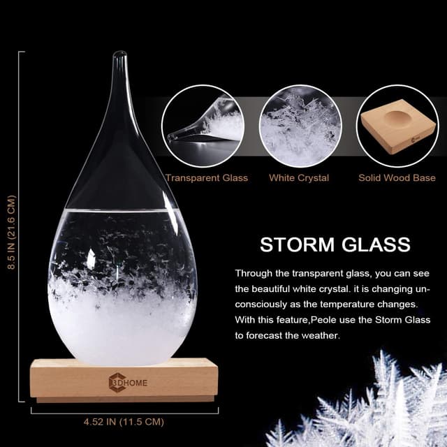 Thumbnail 2 de Storm Glass Water Drop Crystal Ball X-Large