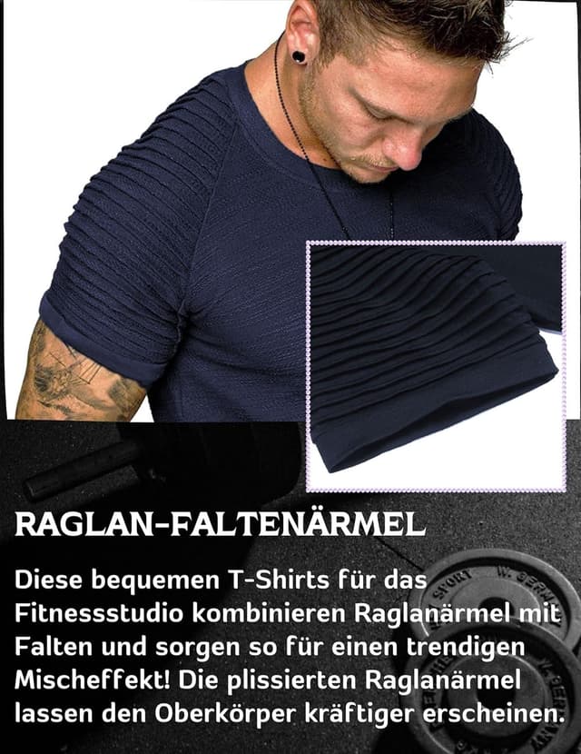 Detalle de COOFANDY Polo homme manches courtes en polyester extensible (style t-shirt de sport)