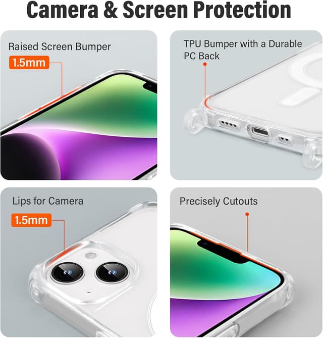 Detalle 2 de DiDaDi iPhone 15 Handyhülle mit Magnetband 160 cm