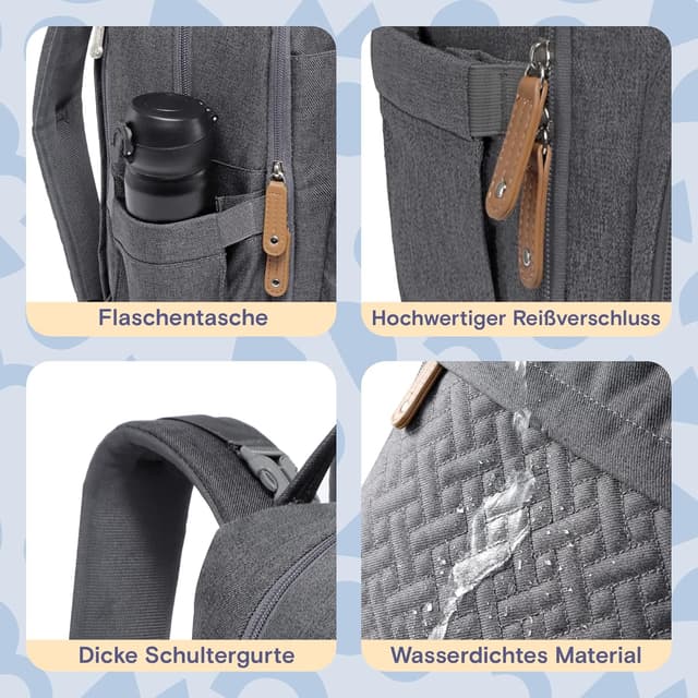 Thumbnail 6 de RUVALINO Baby Wickelrucksack 43,1 cm