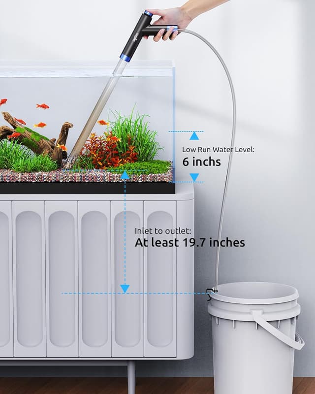 Detalle 2 de SEAOURA aquarium gravel cleaner siphon