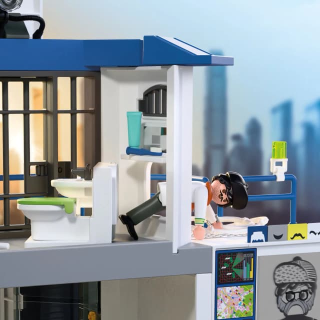 Detalle 2 de Playmobil Comisaría con sala de investigación 🚓