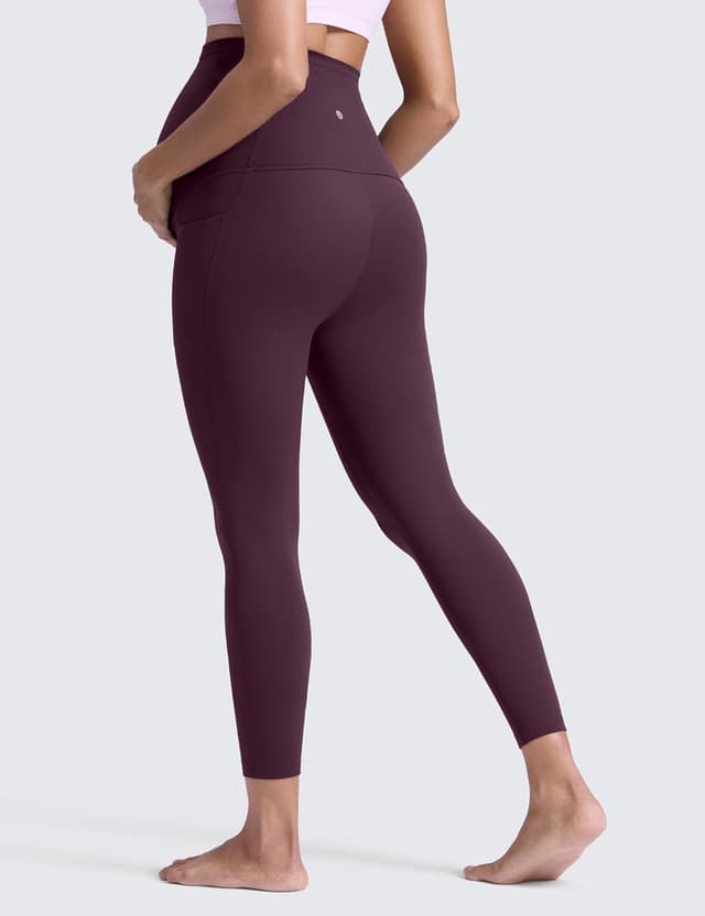Detalle 2 de CRZ YOGA Donna Butterluxe maternità leggings con tasche e pannello 63 cm