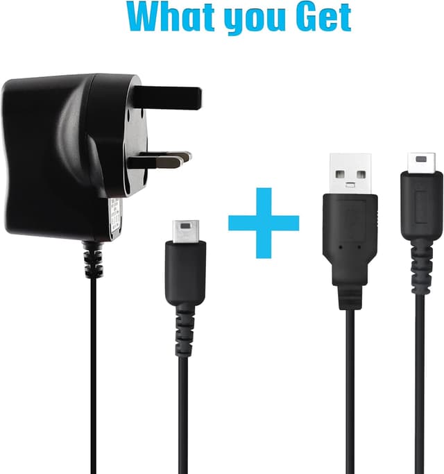 Thumbnail 6 de Xahpower Charger Kit for Nintendo DS Lite – Replacement Charger & USB Cable Kit