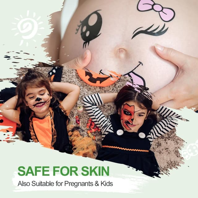 Detalle 2 de LOPHE Body Paint: pittura viso e corpo lavabile in 2 colori, base d’acqua