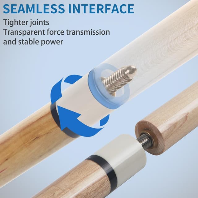 Thumbnail 3 de AKLOT Pool Queue 58" Set Kanadischer Ahornholz