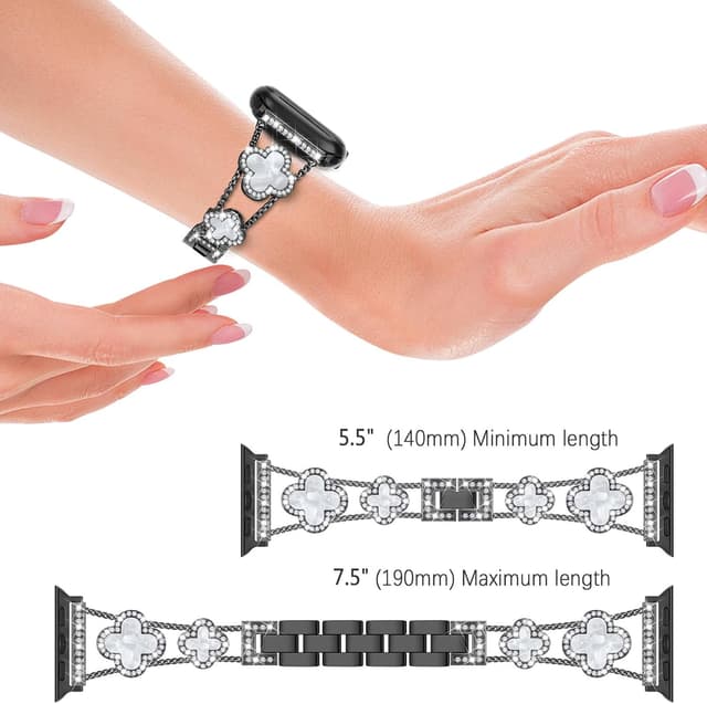 Detalle 2 de Sixmoat Straps Bling Bracelet for Apple Watch 44mm