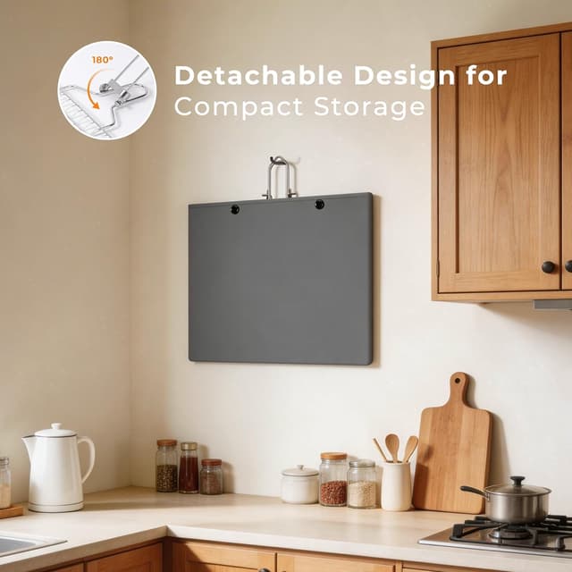 Detalle de ACMETOP Portable BBQ Grill Basket (Stainless Steel) for fish, veg & shrimp