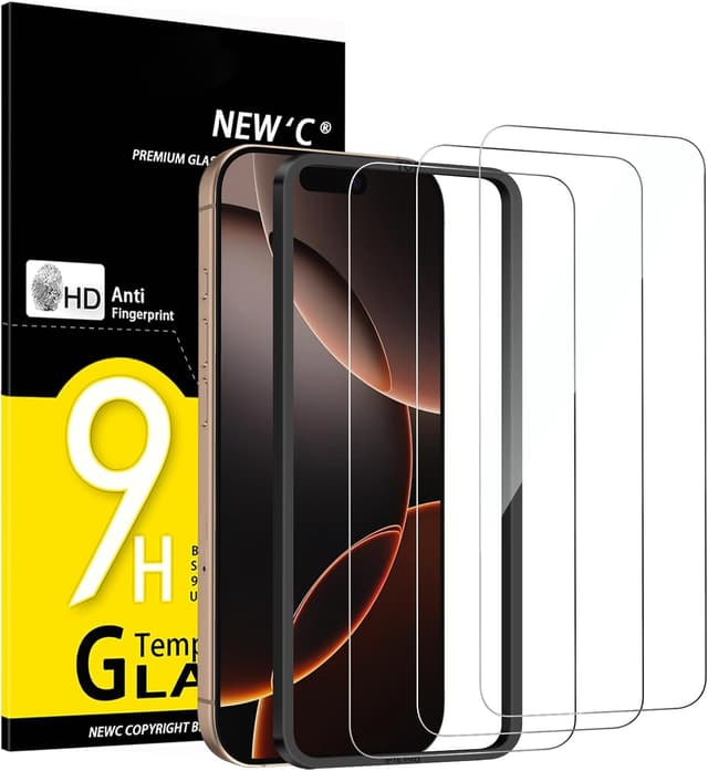 Detalle de NEW'C 6.3-inch screen protector for iPhone 17